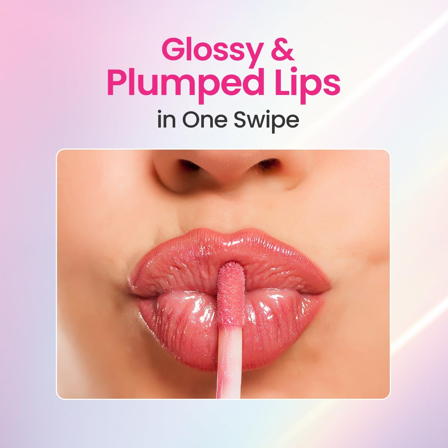 Swiss Beauty Plump-Up Wet Lightweight Lip Gloss With High Shine Glossy Finish For Fuller And Plump Lips | Shade- Berrilicious, 2Ml|