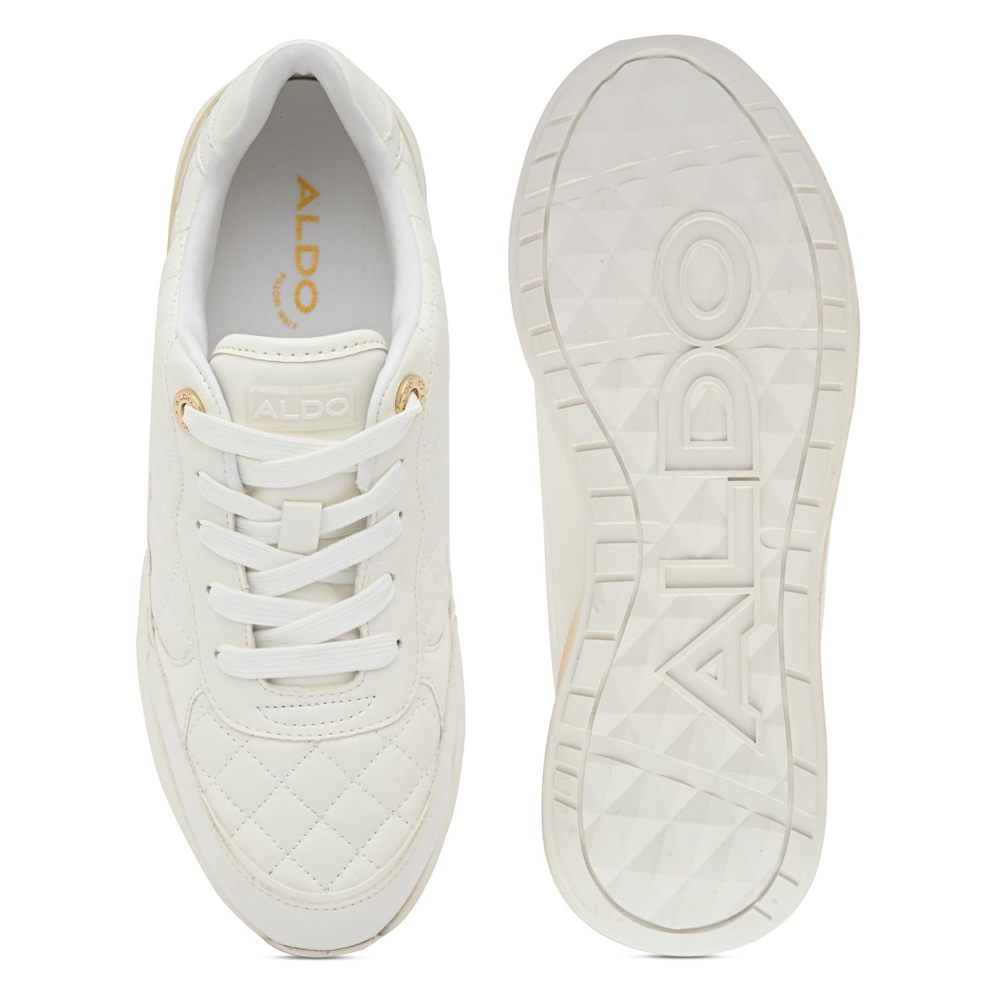 Aldo COSMICSTEP-IN100 Ladies White Flat Sneakers