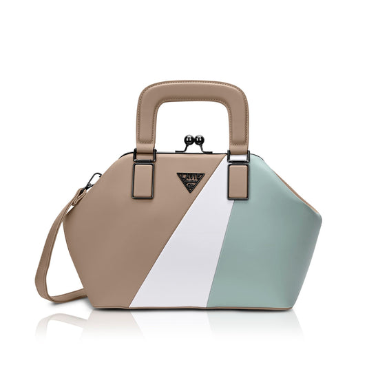 Lavie Signature Women's Macon Frame Satchel Handbag for Women|Satchel Bag for Work|Ladies purse|Stylish Shoulder Bag|Gift For Women