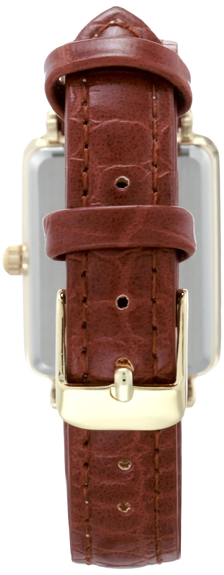 Anne Klein Women's Glitter Accented Croco-Grain Strap Watch, AK/3820