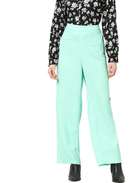 VERO MODA Regular Fit Trouser(287697901_Carnival Glass_XS)