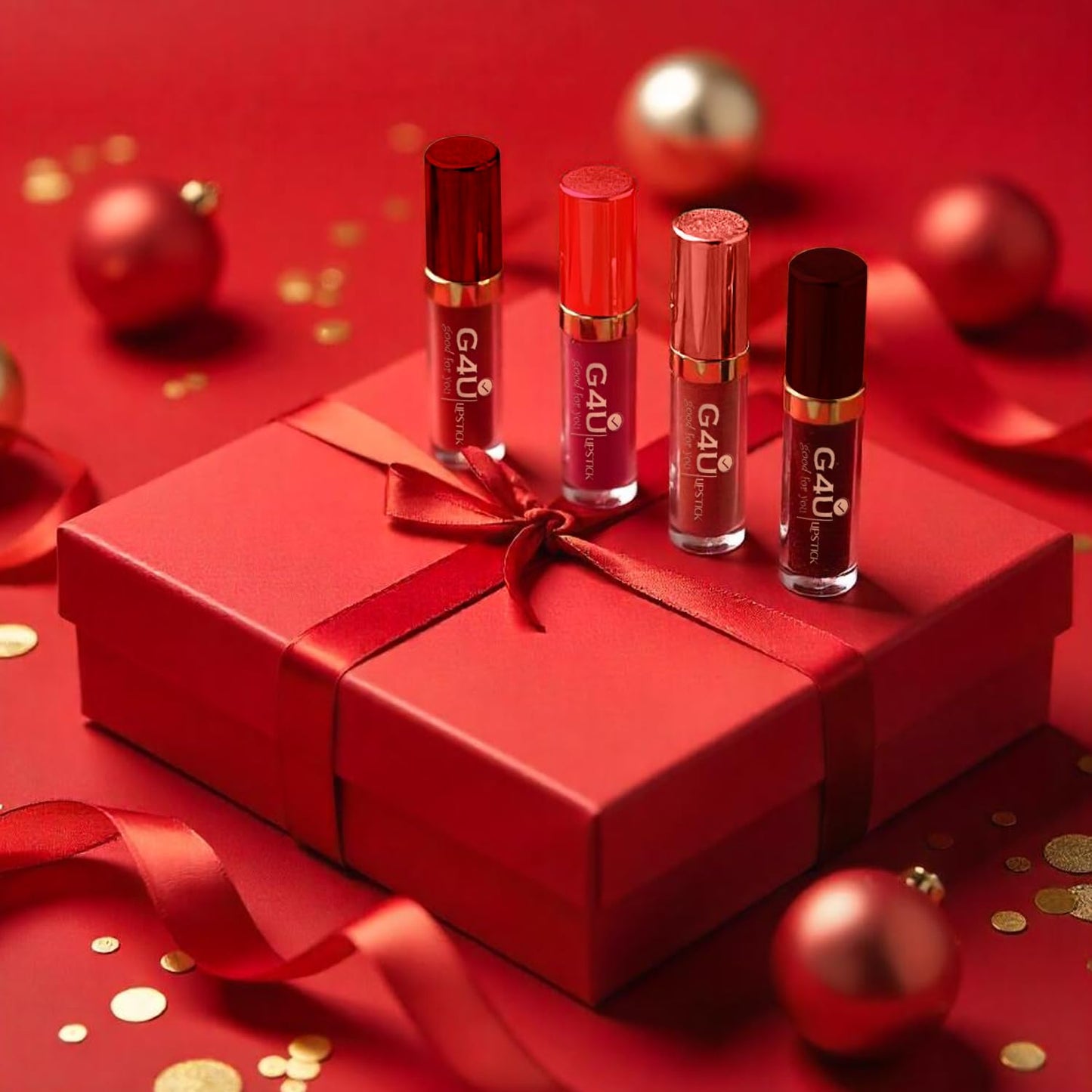 G4U Matte Lipstick for Women | Long Stay & Non-Transfer | Velvet Finish | Enriched with Vitamin E | Perfect for Daily & Party