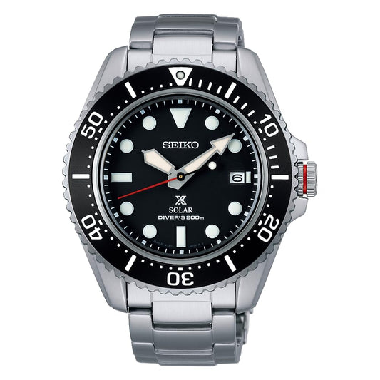 SEIKO SBDJ051 [PROSPEX Diver Scuba Solar] Watch Shipped from Japan July 2022 Model, black, Modern