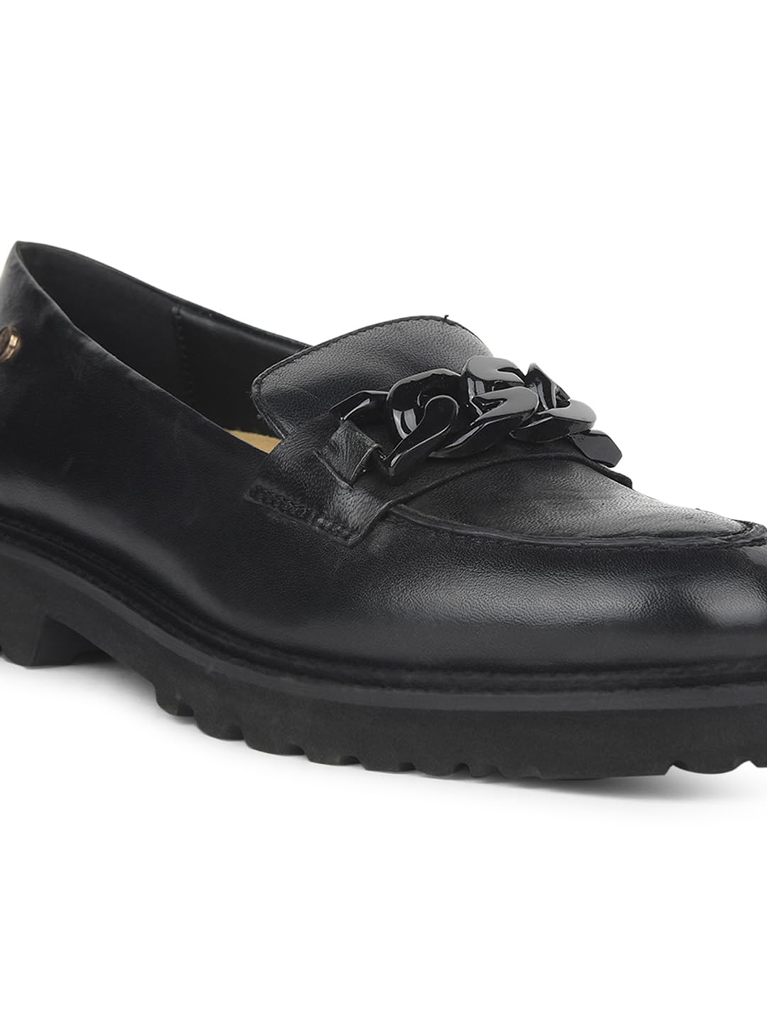 Hush Puppies Women's Slip-On Shoes – Stylish, Comfortable Everyday Footwear Black