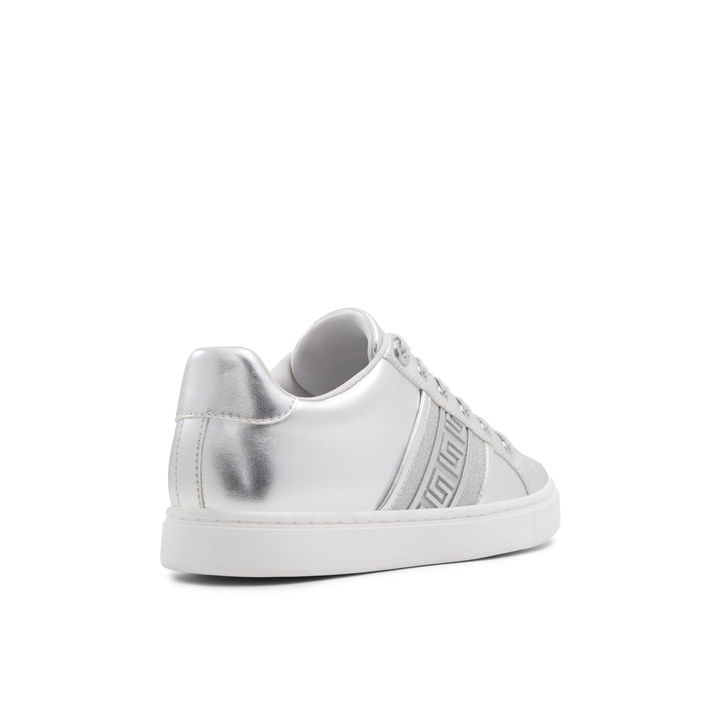 Aldo PALAZZI-IN044 Ladies Silver Flat Sneakers