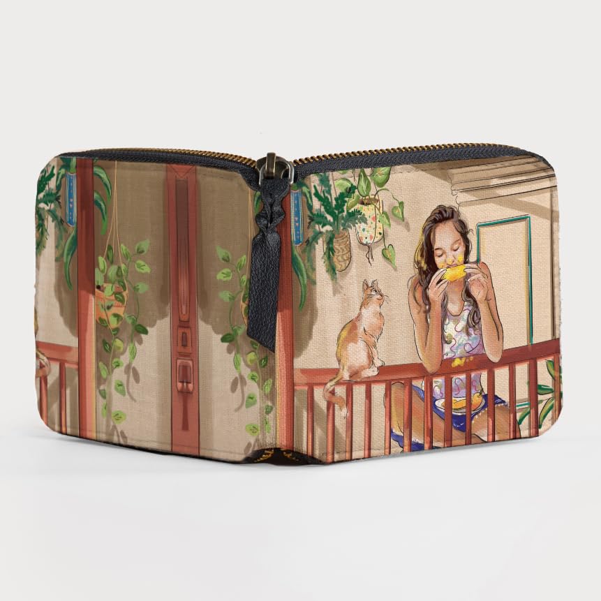 Kalankit Printed Wallet for Women | Two Fold Wallet