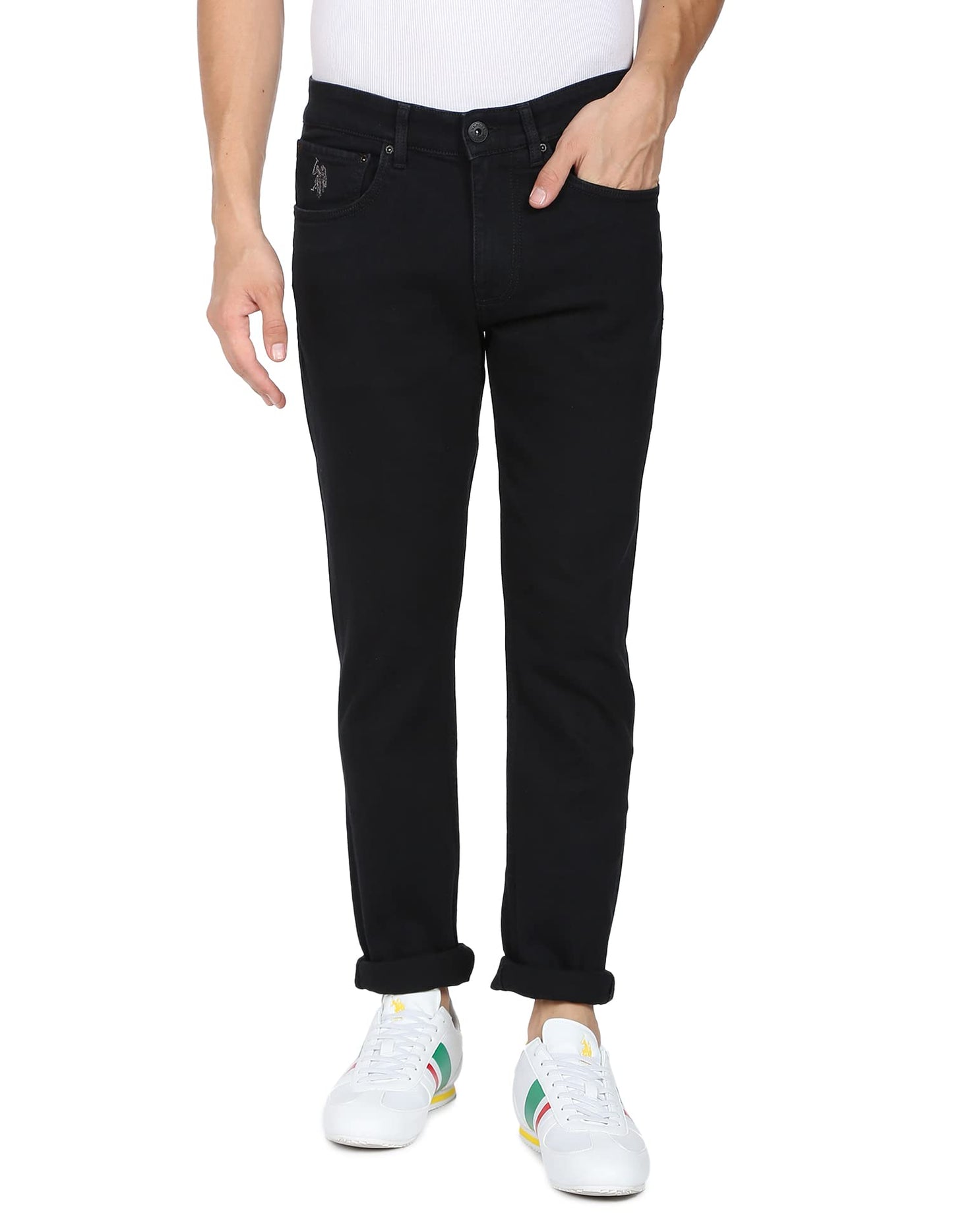 U.S. POLO ASSN. Brandon Slim Tapered Fit Jeans Black