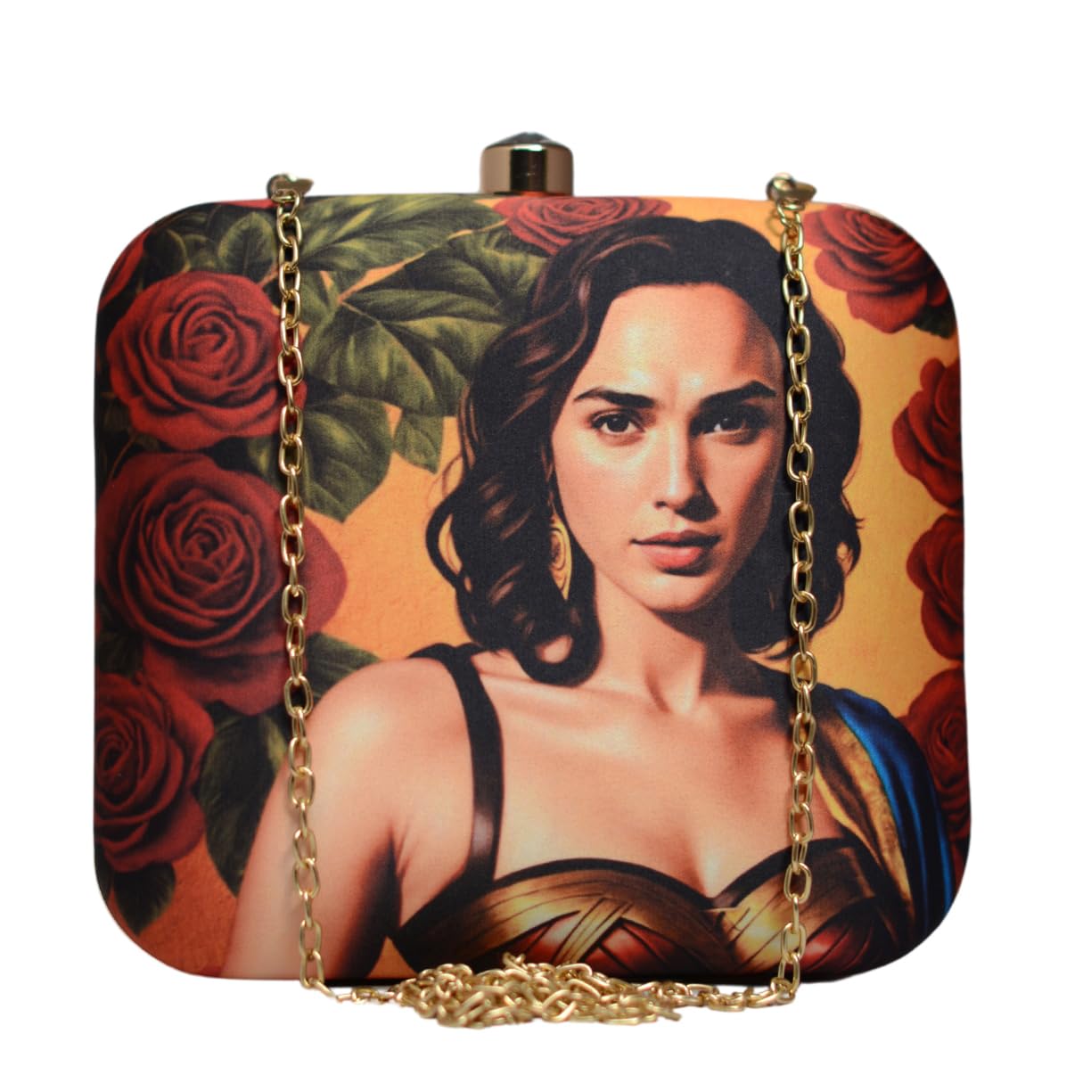 Artklim Gal Gadot Printed Clutch