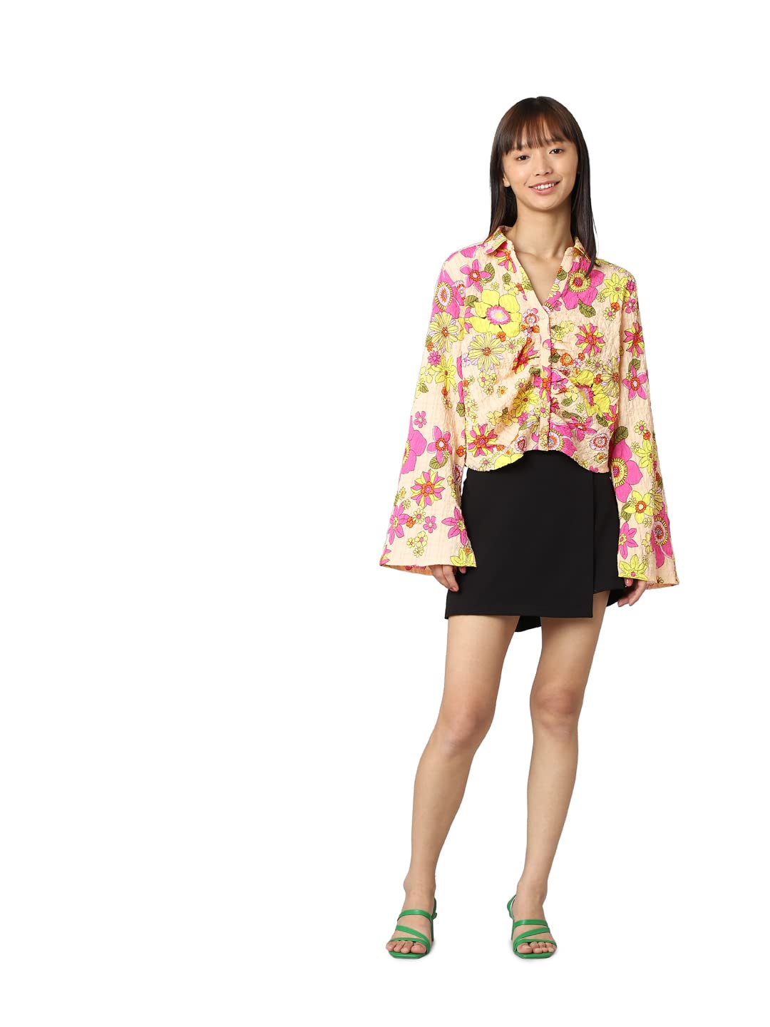 ONLY Regular Fit Shirt (124159801_Apricot Ice_36)