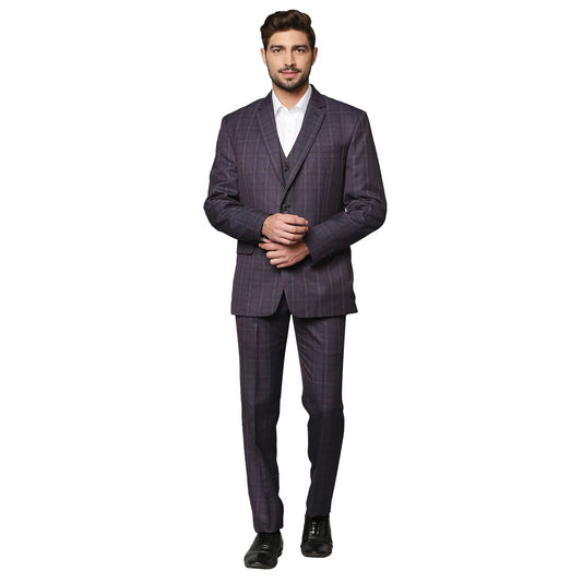 Raymond Dark Violet Suit (Size: 42)-RMDH02085-V8