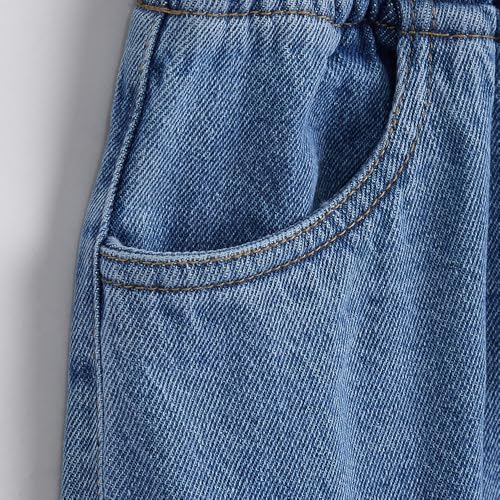 Hopscotch Girls Pink Sleeveless 2-Pc Cotton Halter Neck T-Shirt And Jeans For Ages(4-5 Years)