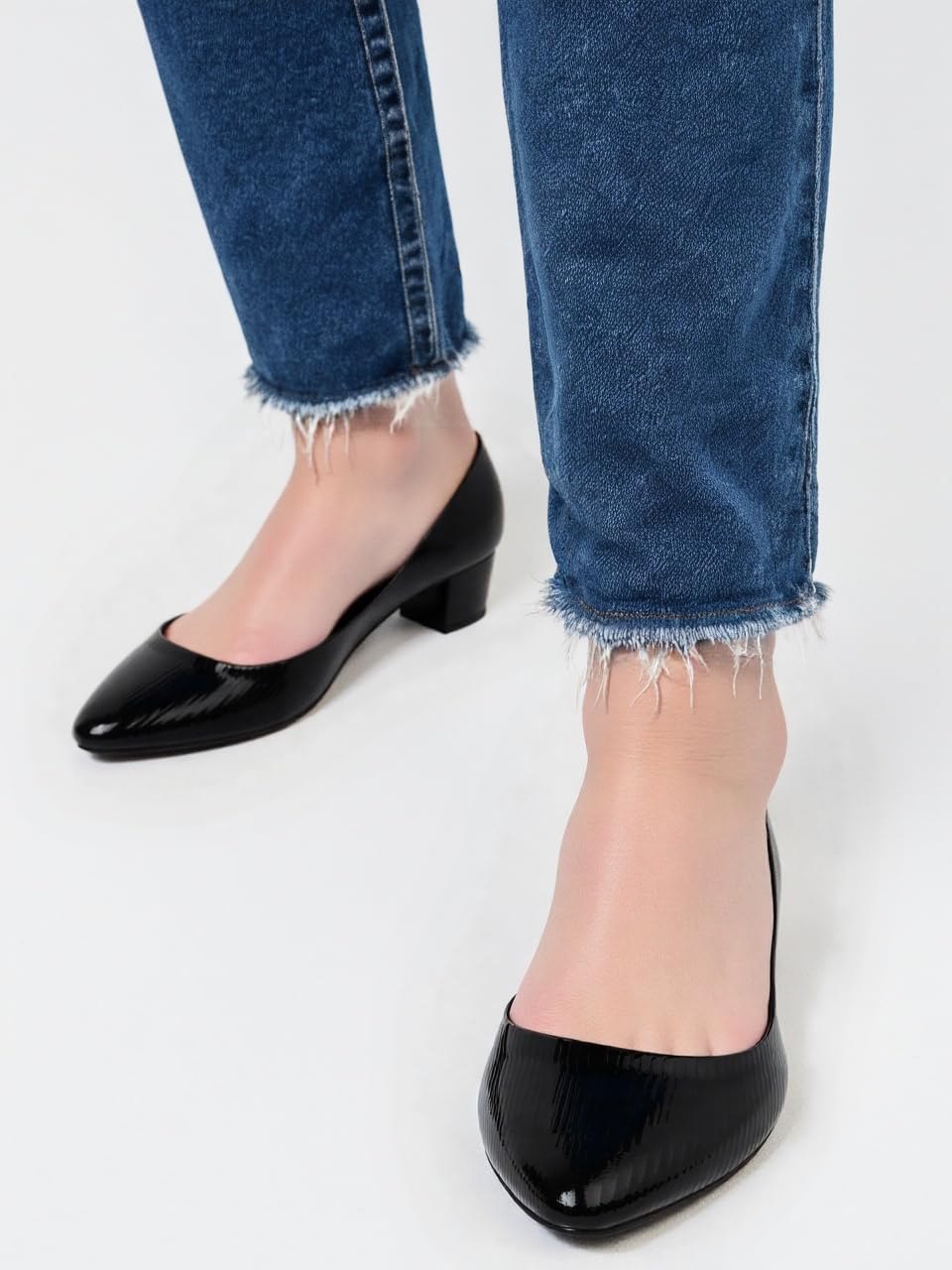 ELLE Women Shoes,Black,UK-8