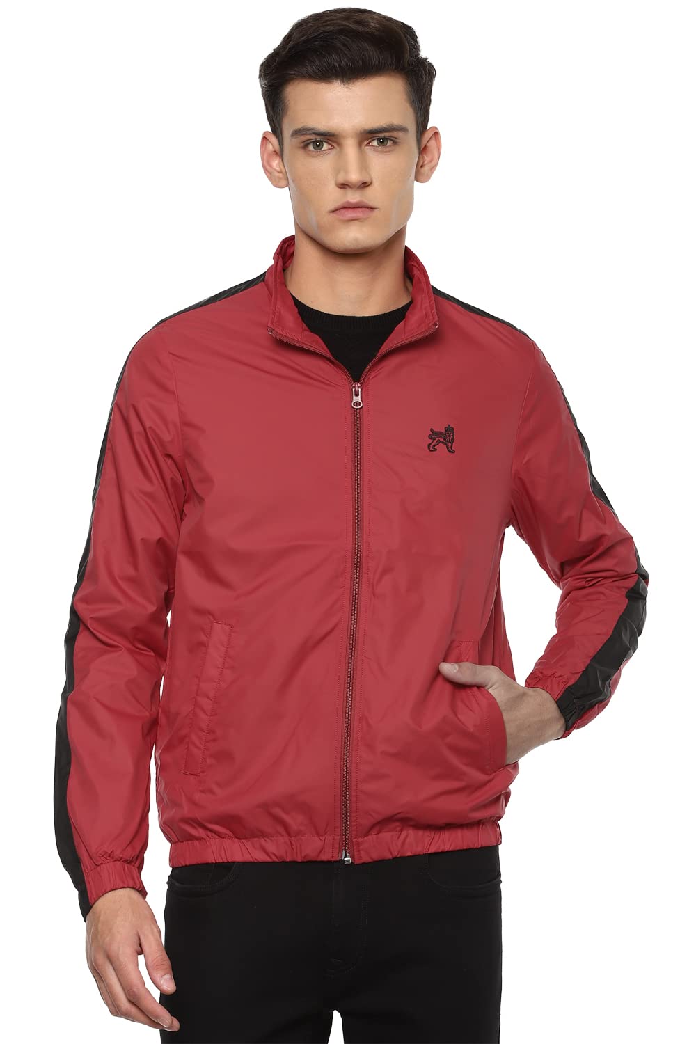 Van Heusen Men's Car Coat (VAJKBBOB370370_Maroon_M)