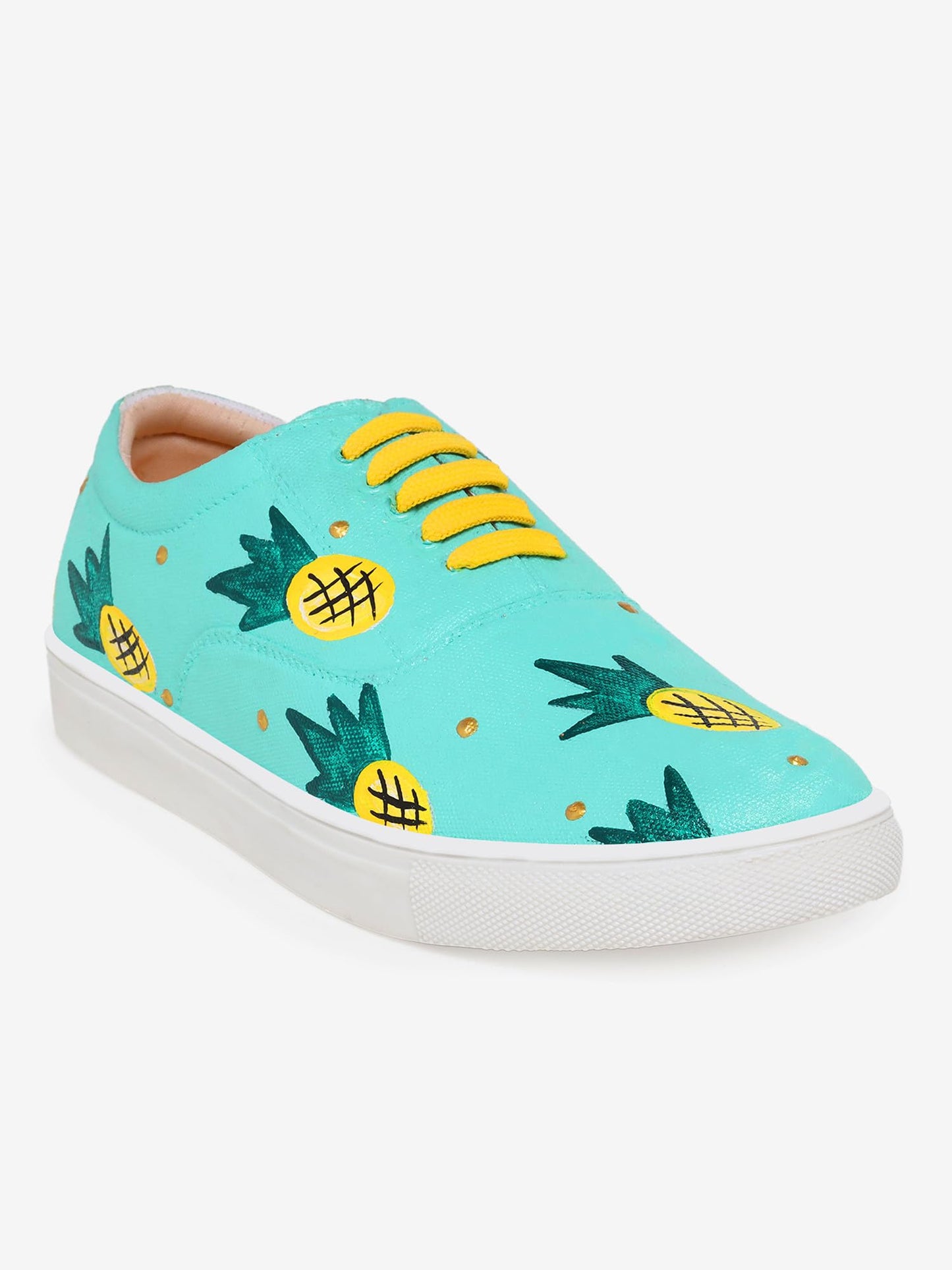 THE QUIRKY NAARI Pineapple Sneakers Say Hello to Summers | Teal