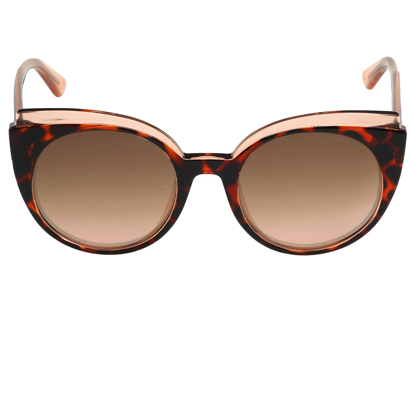 Guess Mirrored Cat-Eye Women Sunglasses -(GU7591 52G 53 S |53| Brown Color Lens)