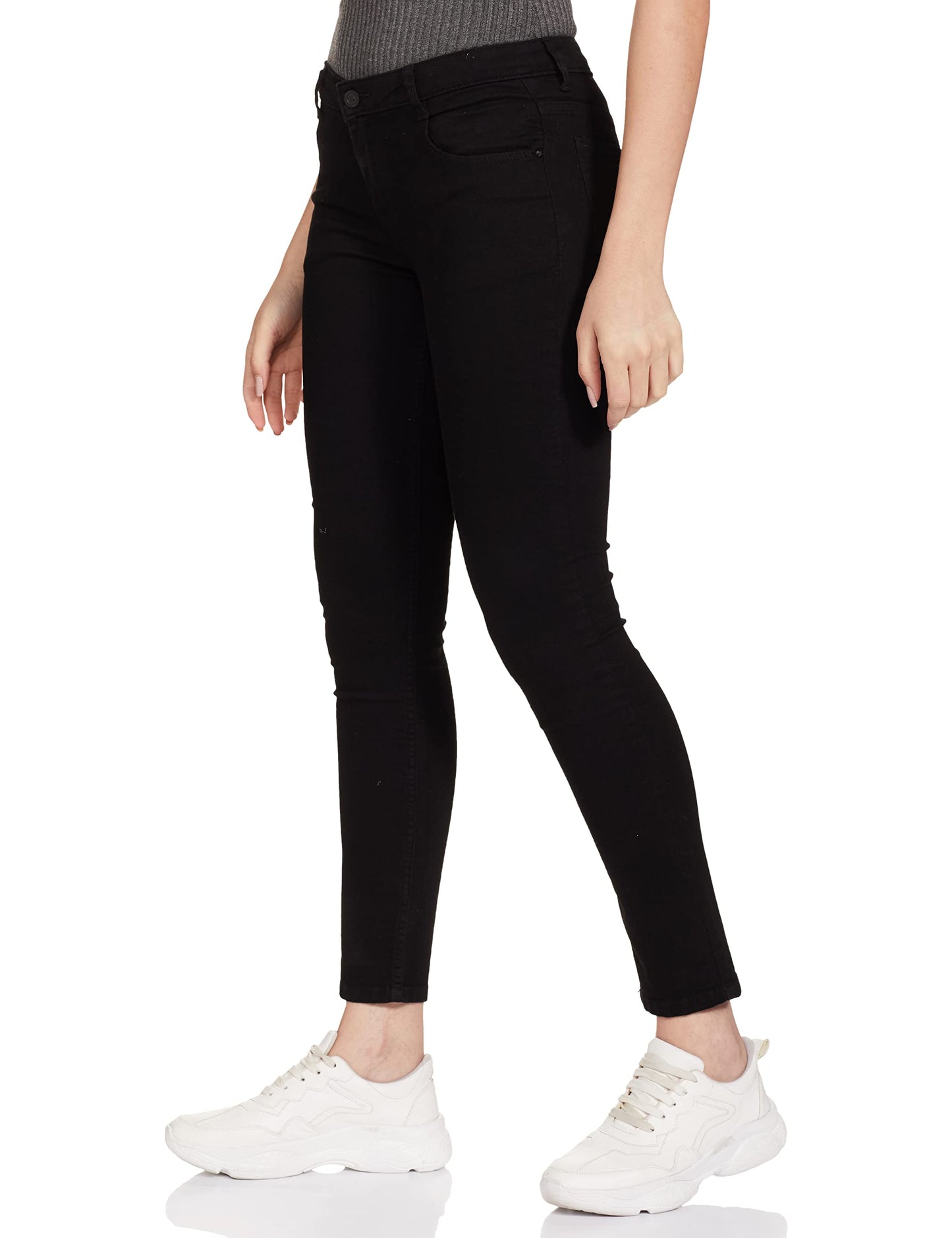 Max Women's Slim Jeans (NOOSN1AMOS_Black_36)