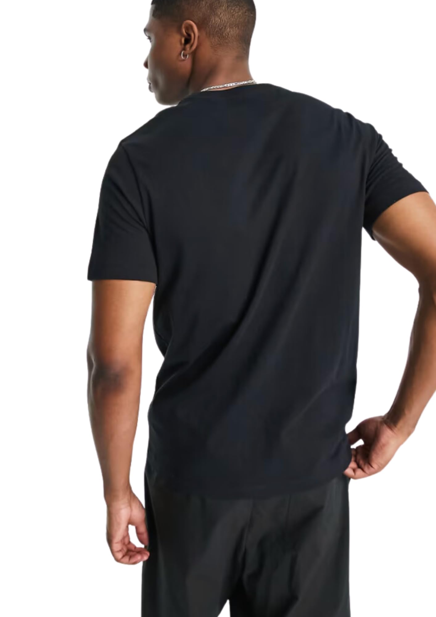 NIKE Men's Athletic Fit T-Shirt (DZ4569-010_Black