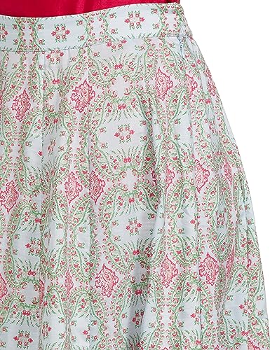 W for Woman Blue and Multicoloured Floral Skirt_22AUW50474-119807_L