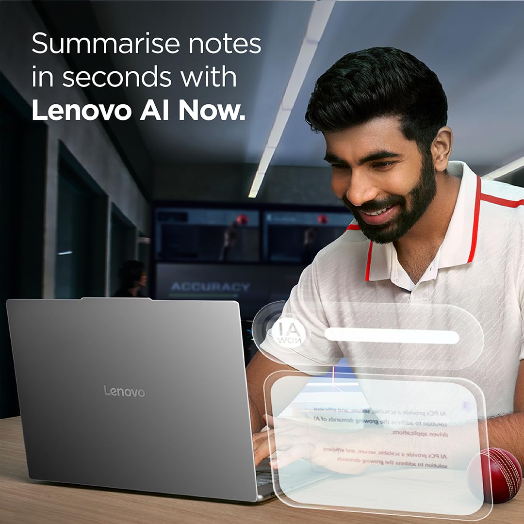 Lenovo Yoga 7 2-in-1 Intel Core Ultra 5 226V,Copilot+ AI PC(16GB RAM/1TB SSD/14(35.5cm)/WUXGA OLED/40 Tops/Win 11/Office Home 2024/Yoga Pen/1Yr ADP/Seashell/1.38Kg), 83JQ003YIN Convertible Laptop