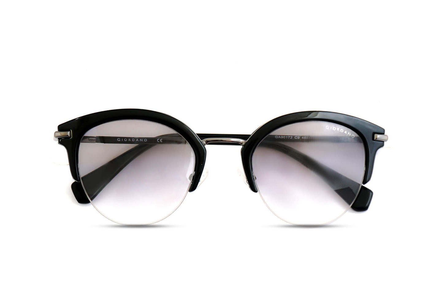 Giordano UV Protected Round Women Sunglasses - (48|Grey Lens)