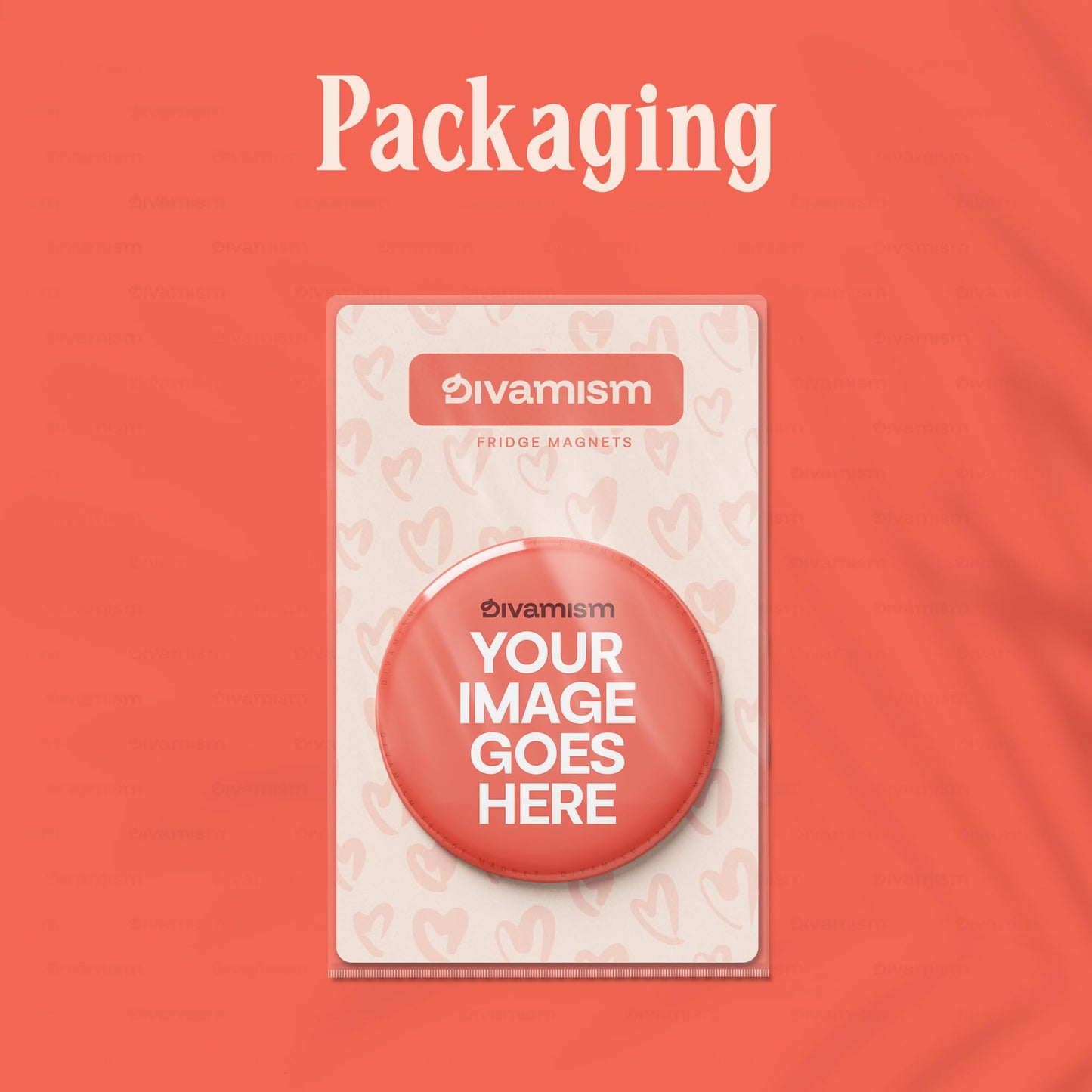 Divamism Fridge Magnet Customized Photo Set of 6 for Family 3X3 Inch Personalized Gifts for Women, Freeze Magnets Photo Frame, Wedding for Couples, Fridge Magnets Refrigerator Stylish