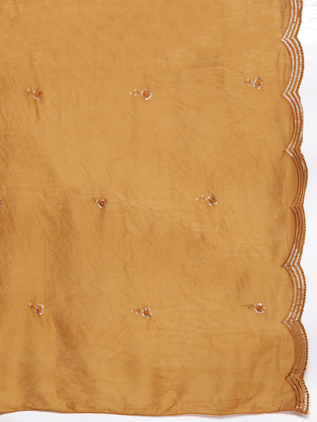 Libas Women's Silk Blend Kurta Sets (GS869_Mustard_S)