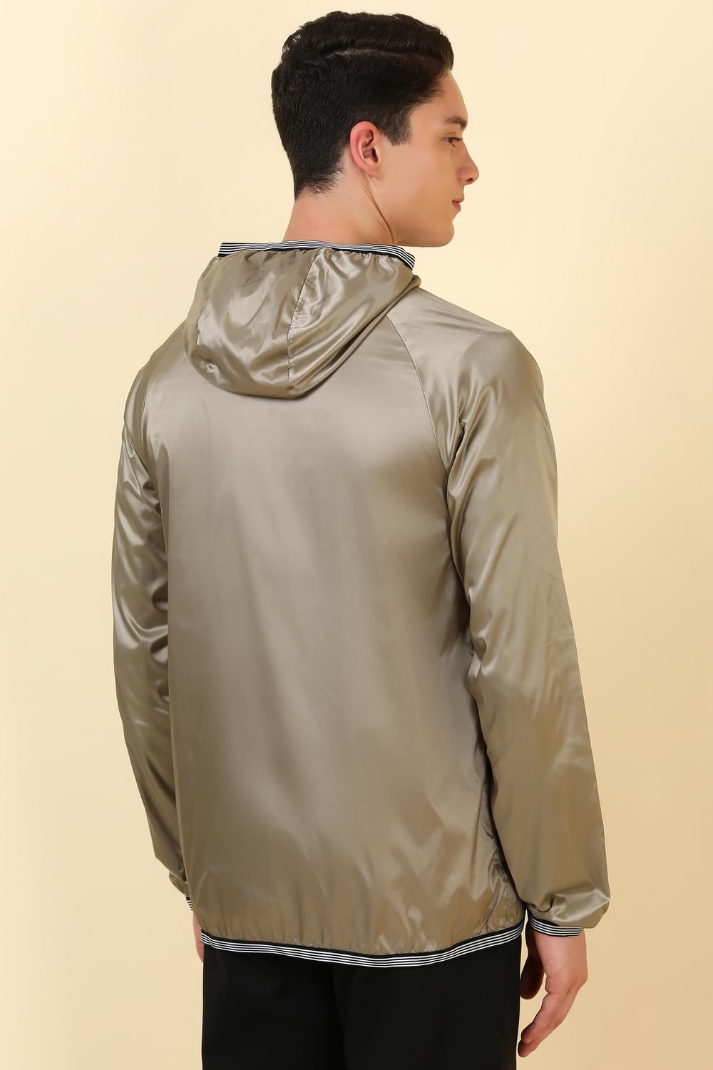 Allen Solly Men's A-Line Coat (ASJKLJBOF734329_Brown