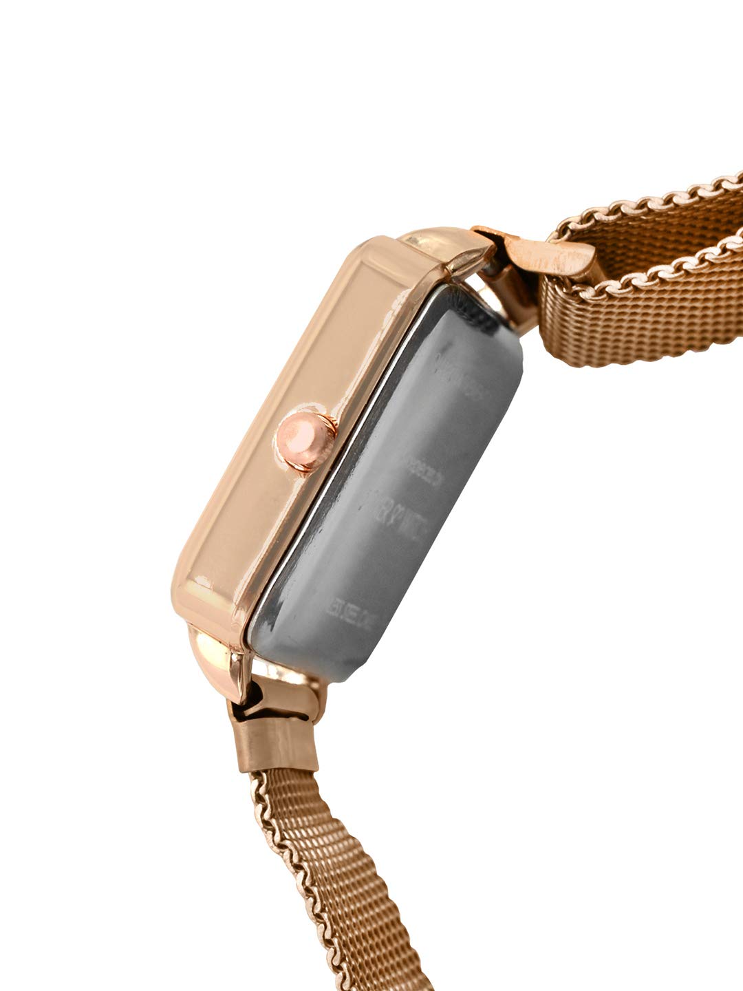Joker & Witch Vintage Rosegold Dial 16m Rosegold Stainless Steel Watch for Women
