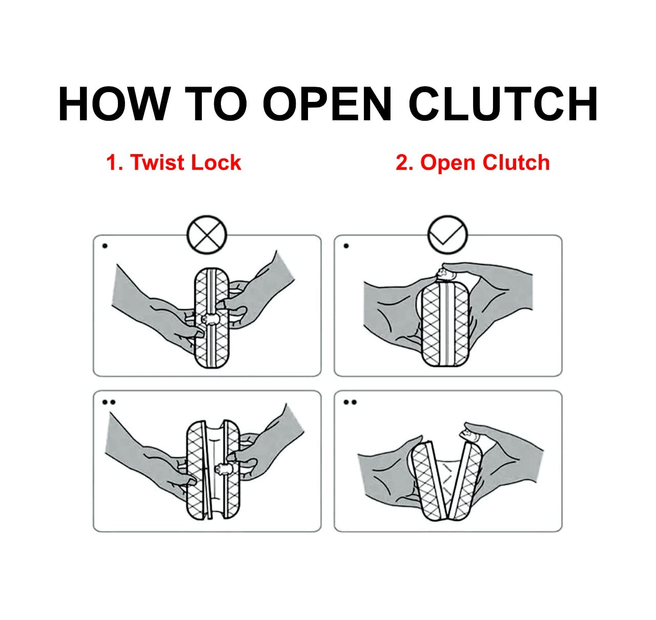 For The Beautiful You Black Embroidered Women's Clutch (410)