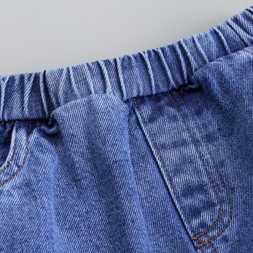 Hopscotch Girls Blue Bow Applique Denim Jeans (3-4 Years)