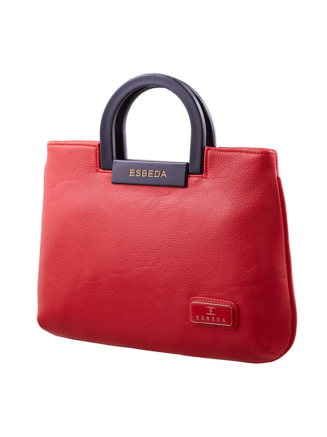 ESBEDA Red color Solid PU Synthetic Handbag For Women