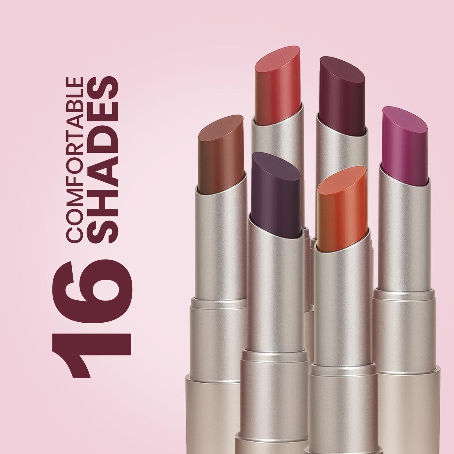 Beauty People Desi Diva Matte Lipstick, Intense Colour, Moisturises & Hydrates Lips, 12 Hour Colour Payoff, Longlasting, Waterproof, With Jojoba Oil & Vitamin E, Shade Midnight Plum, 3.8gm