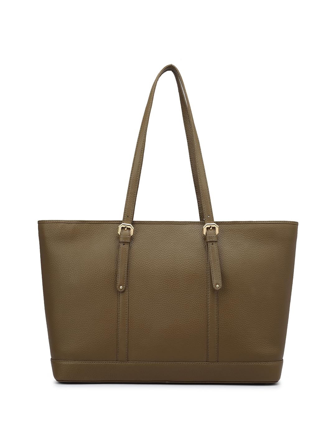 Da Milano Women's Leather Tote Bag - Green