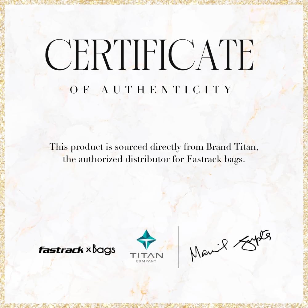 Fastrack Trendy Shoulder Bag | Faux-Leather Women's Handbags | Shoulder For Casual Carry, Brown