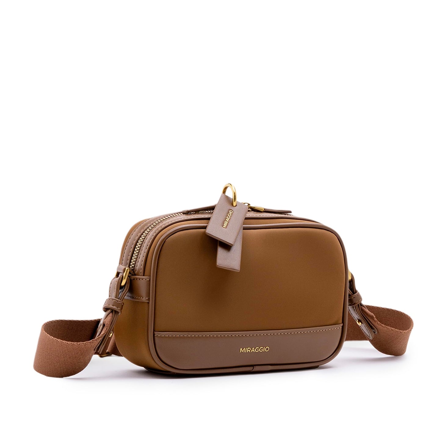 Miraggio Casey Crossbody Bag (Brown)