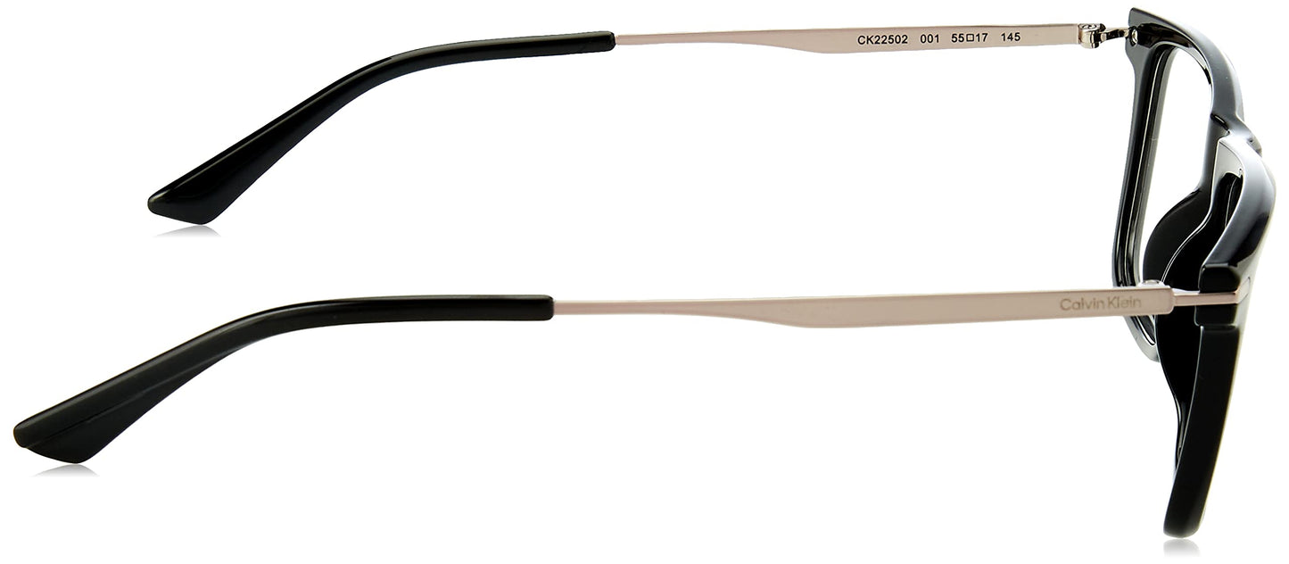 Calvin Klein Men's Sunglasses, 001 Black, 55