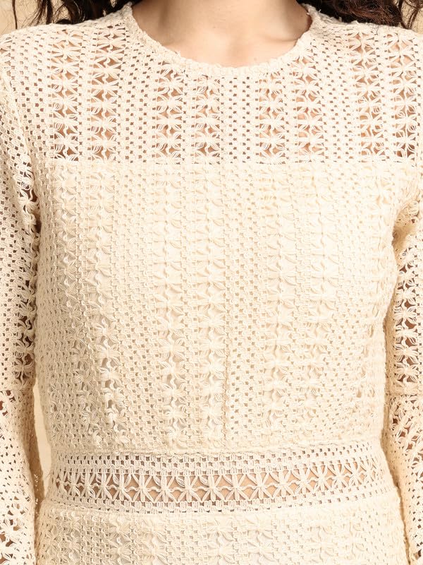 Kazo Cathy Mini Dress Beige