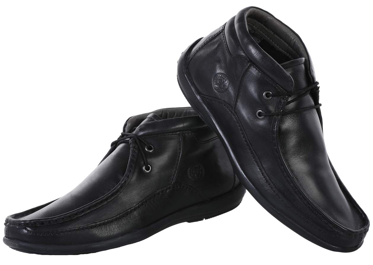 Woodland Men's Black Casual Shoes-9 UK/India (43 EU)(GC 2671117)