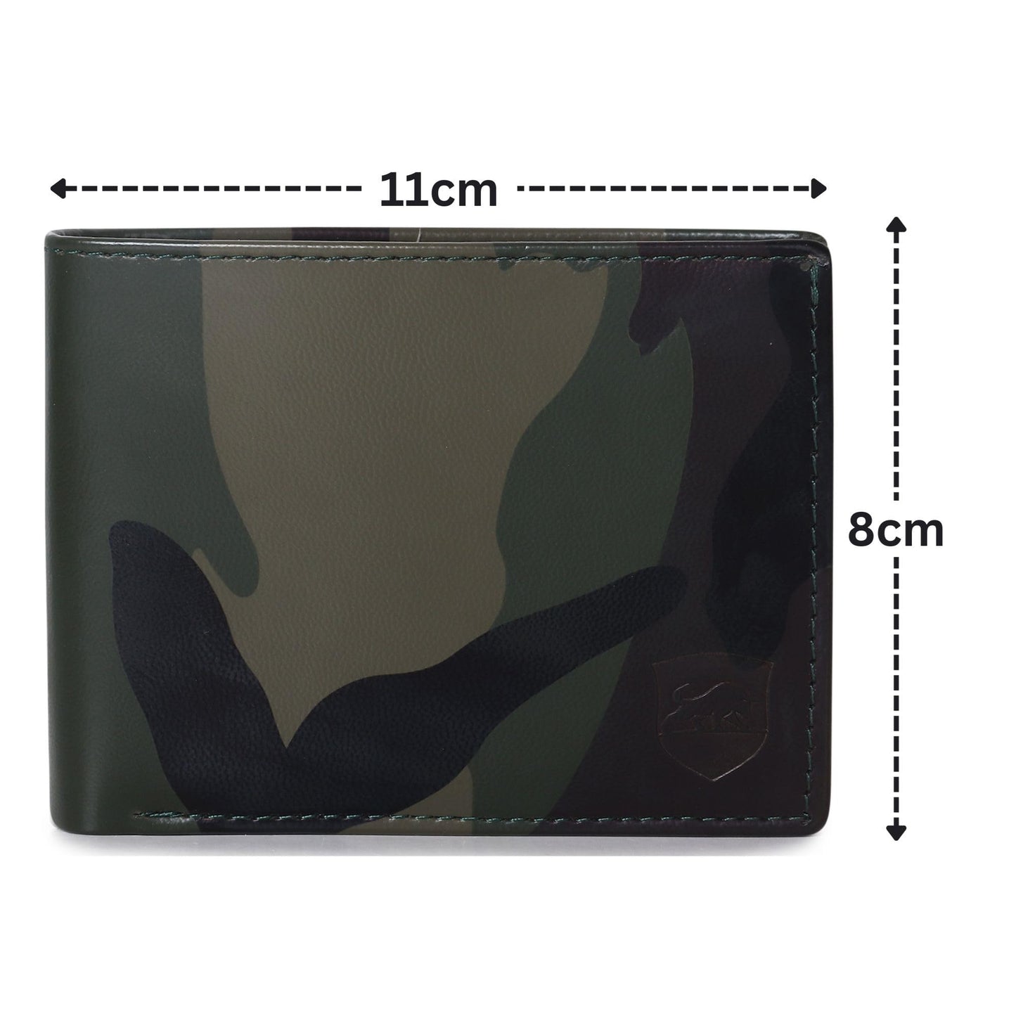 SAMTROH Album Design Card Slots Artificial Leather Wallet for Men | 3 Card Slots I 2 Currency & 1 Secret Compartments I 6 Id Card Slot (BArmy)