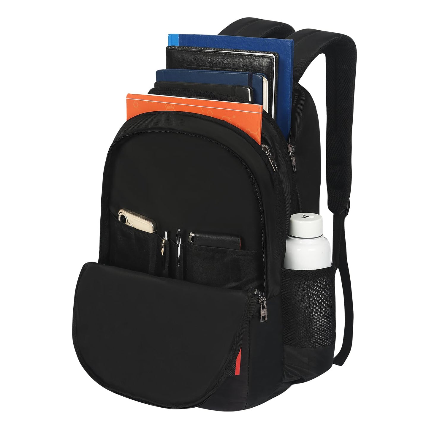URBAN TRIBE Urban Style-01 25 Liters Black Smart Casual Office Travel Backpack for Men & Women, Boys & Girls