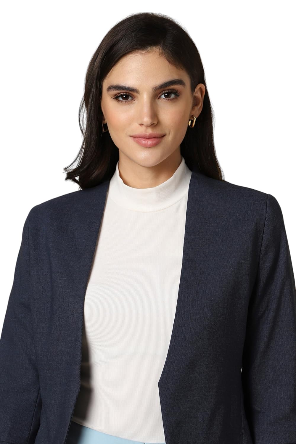 Allen Solly Women's Blazer (AHBZWRGFU68394_Navy