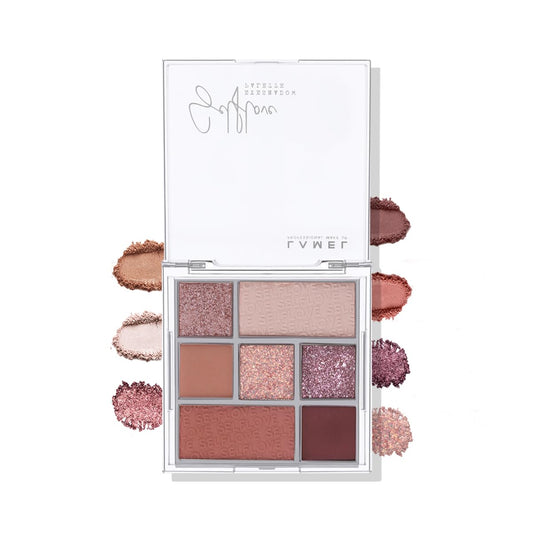Lamel- SELFLOVE Eyeshadow Palette 401-Multi |Easily create beautiful looks |Soft, blendable texture |Matte, shiny, and pearlescent shades |No creasing or crumbling |8.5gm