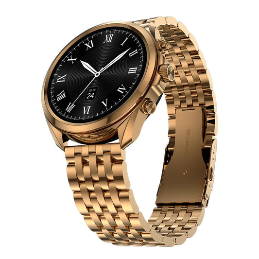 Fire-Boltt Diamond Luxury Stainless Steel Smart Watch with 1.43” AMOLED Screen, 466 * 466 px Resolution, 750 NITS Brightness, Bluetooth Calling, 300 Sports Mode, IP67 Rating