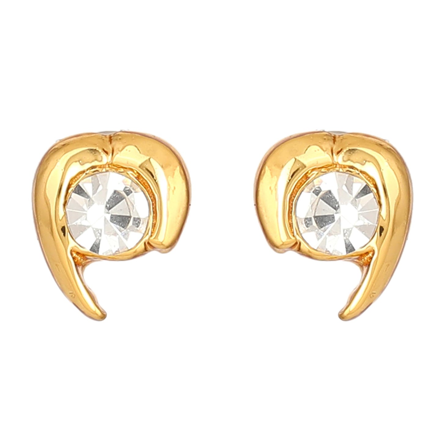 Estele 24Kt Gold Plated Enchanted Hearts Necklace Set for Women