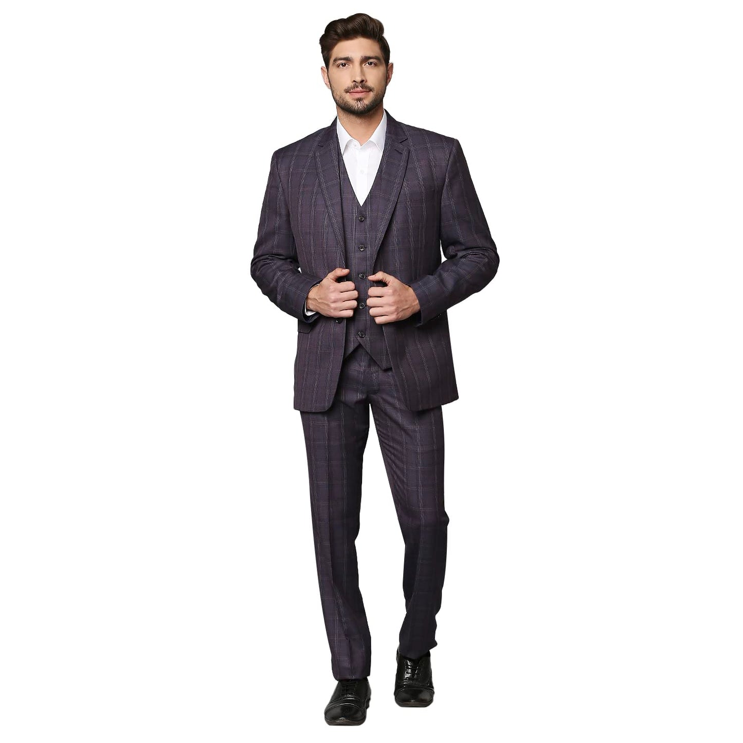 Raymond Dark Violet Suit (Size: 42)-RMDH02085-V8