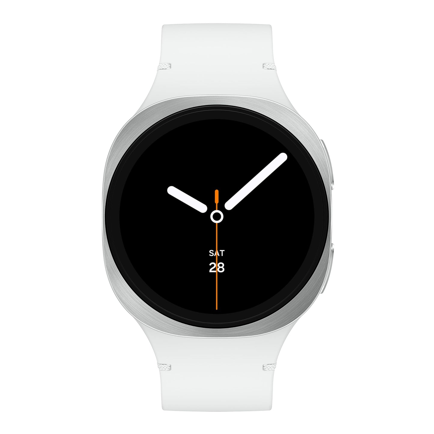 Samsung Galaxy Watch8 (44mm, Bluetooth, Silver) with 3nm Processor | Dual GPS | Sapphire Glass & Armor Aluminum | 5ATM & IP68 | BP, ECG, IHRN & Vascular Load Monitoring | Anti-oxidant Index