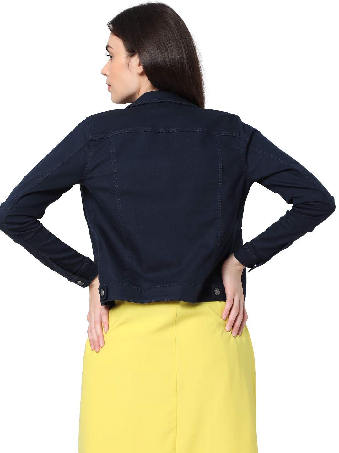 VERO MODA Women's A-Line Coat (231498402_Navy Blazer_XS)