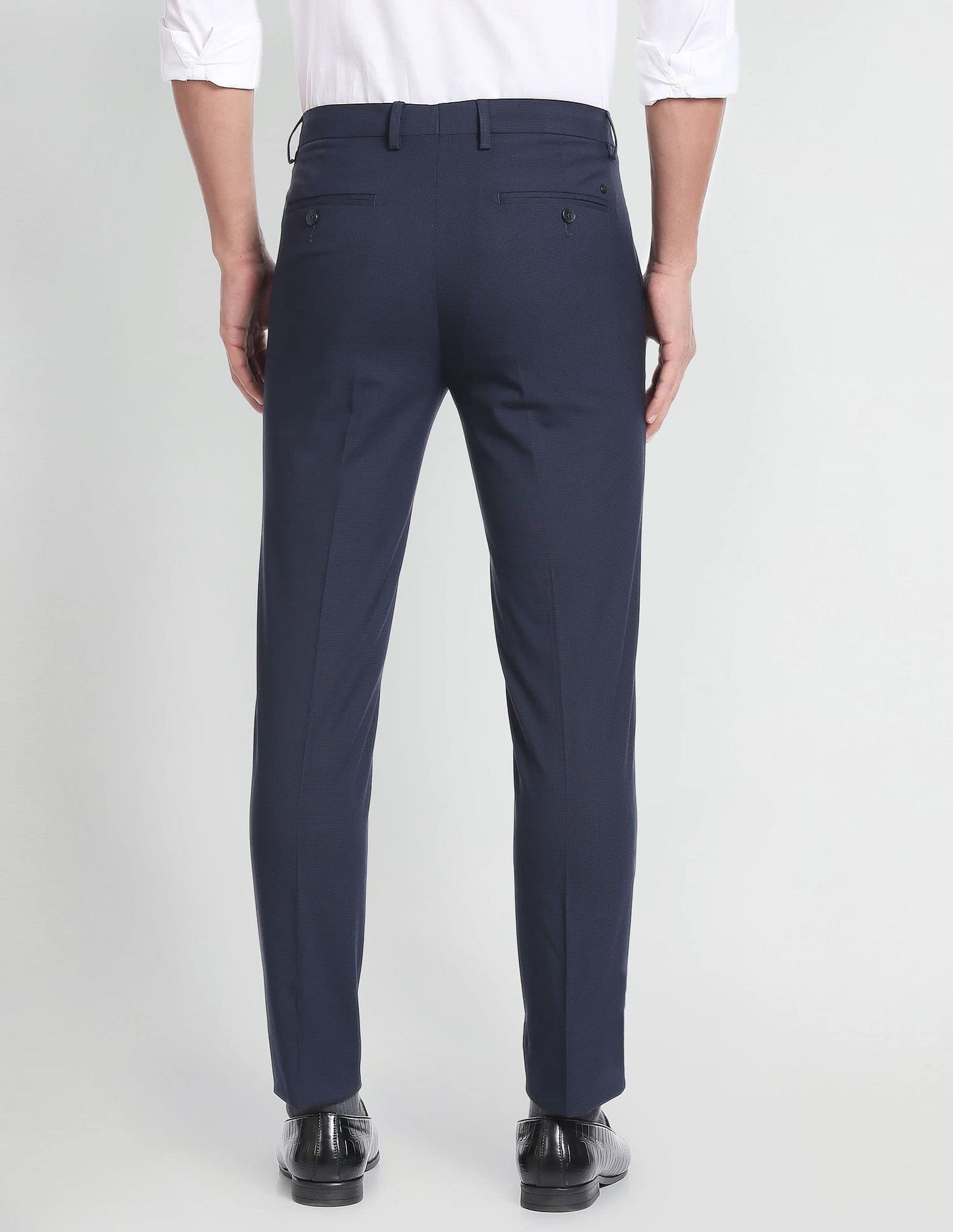 Arrow Men's Slim Pants (ARAFTR2067_Navy