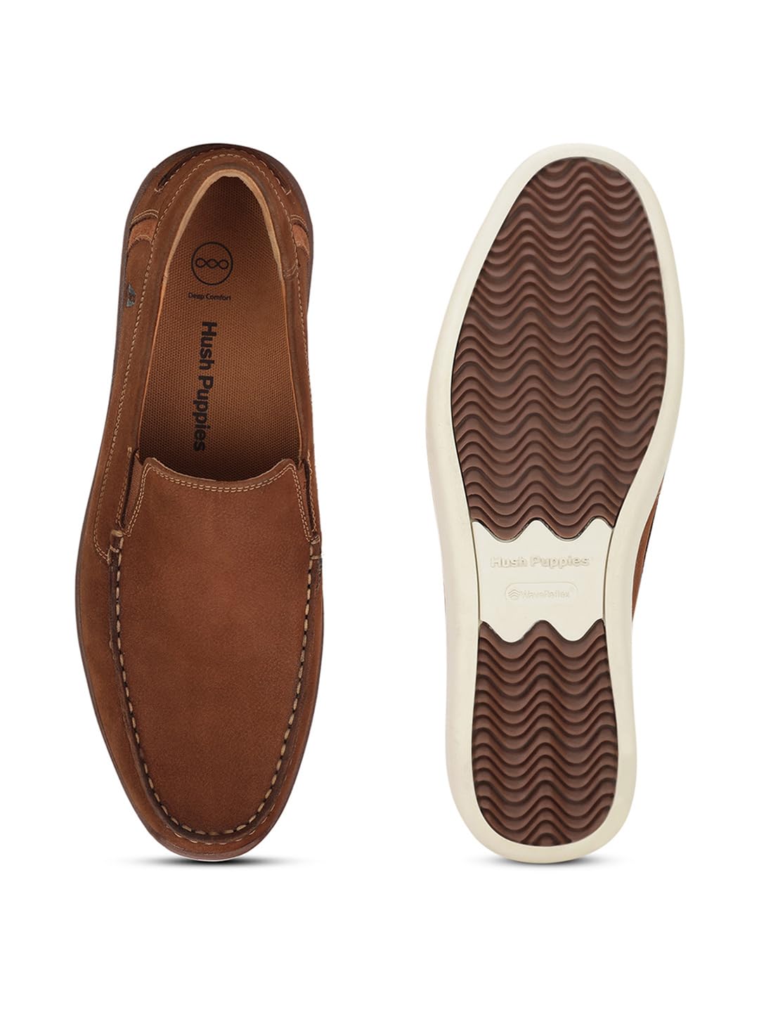 Hush Puppies Men Casual Slipon Shoes - Tan (8 UK)