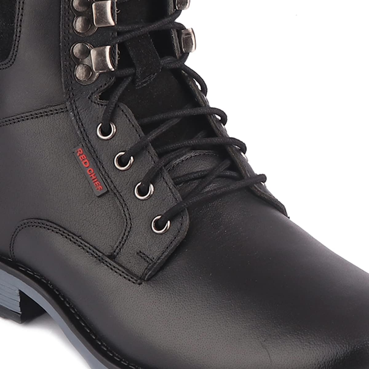 Red Chief Classic Lace Up | Casual Boot for Men | Black | TPR Sole